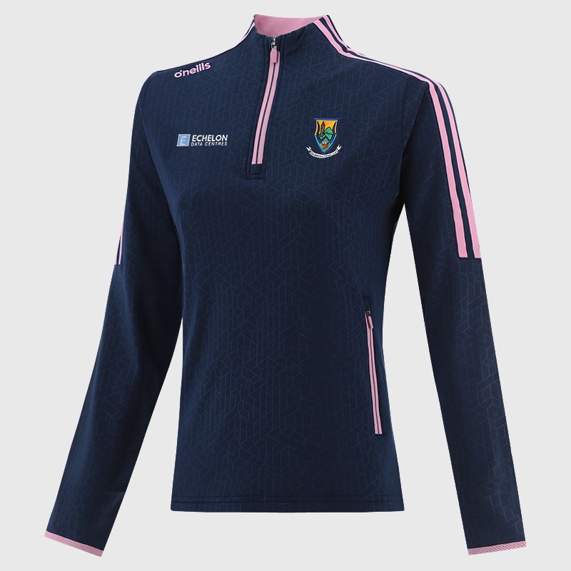 Wicklow GAA Women's Hydra Brushed Half Zip Top Navy from O’Neills Sportswear