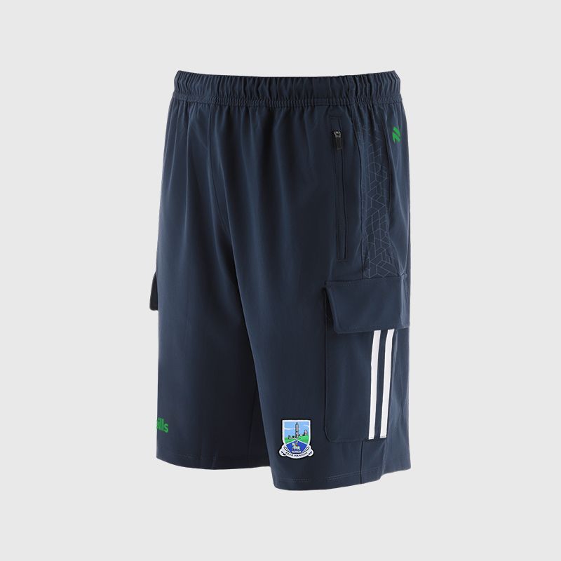 Fermanagh GAA Men's Hydra Woven Cargo Shorts Navy from O’Neills