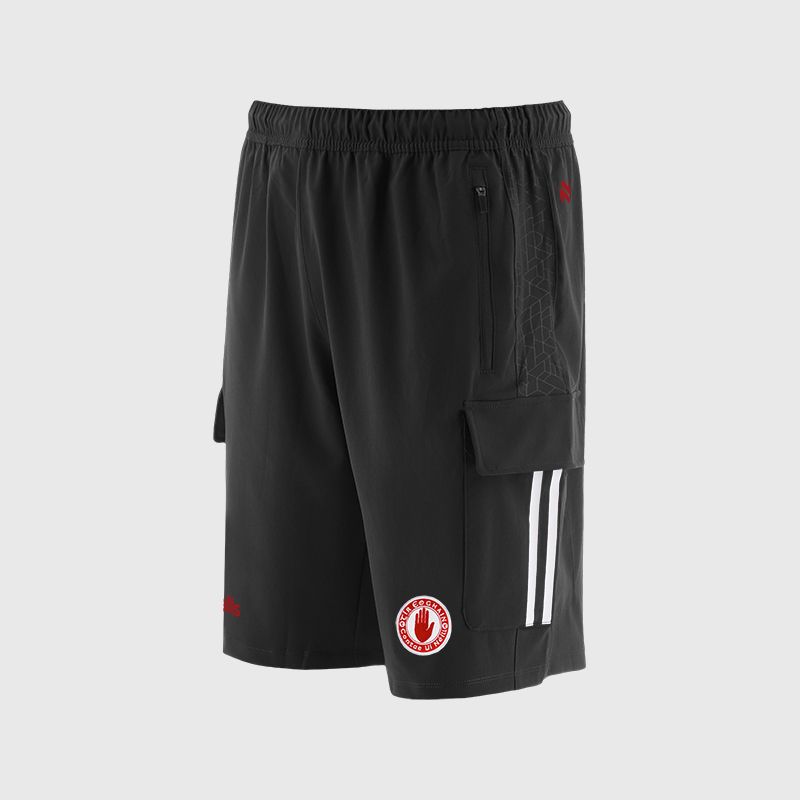 Tyrone GAA Men's Hydra Woven Cargo Shorts Black from O’Neills