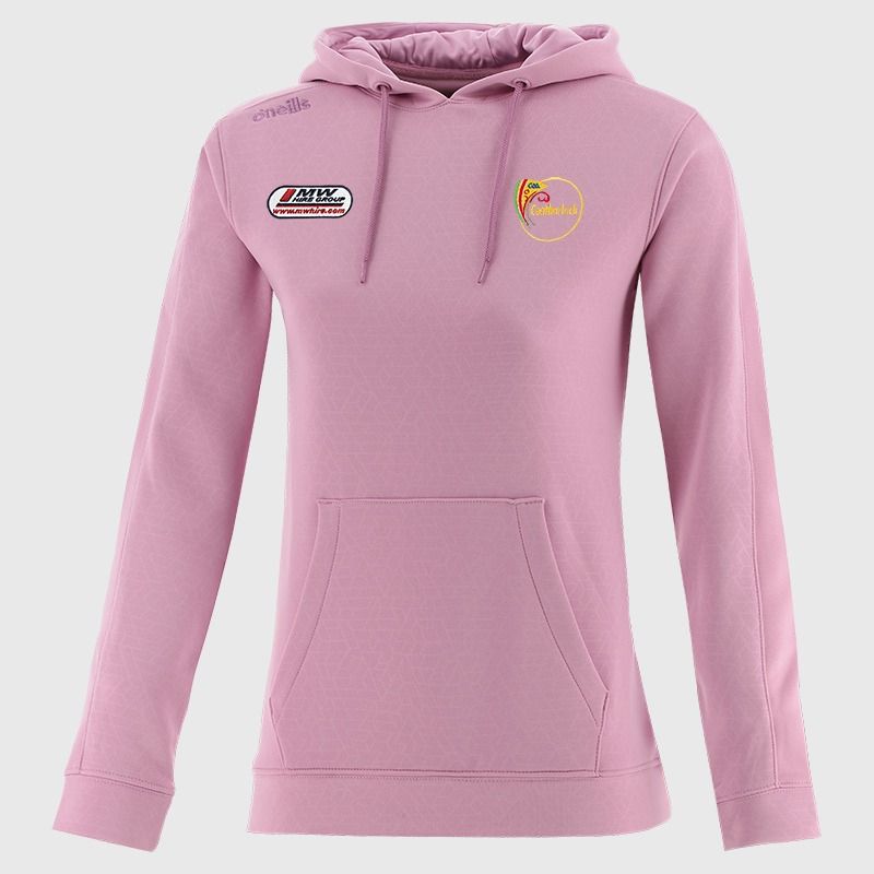 Carlow GAA Women's Hydra Tech Fleece Pullover Hoodie Pink from O’Neills