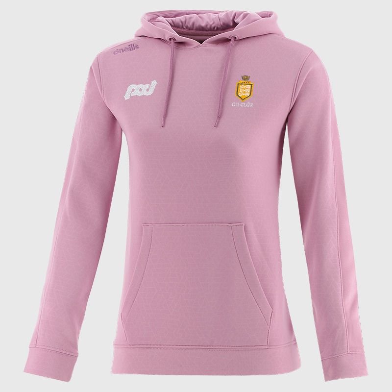 Clare GAA Women's Hydra Tech Fleece Pullover Hoodie Pink from O’Neills