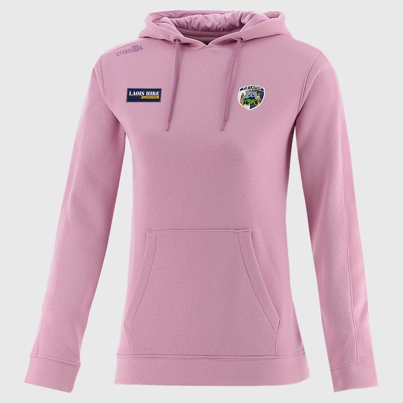 Laois GAA Women's Hydra Tech Fleece Pullover Hoodie Pink from O’Neills