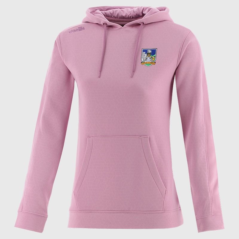Limerick GAA Women's Hydra Tech Fleece Pullover Hoodie Pink from O’Neills