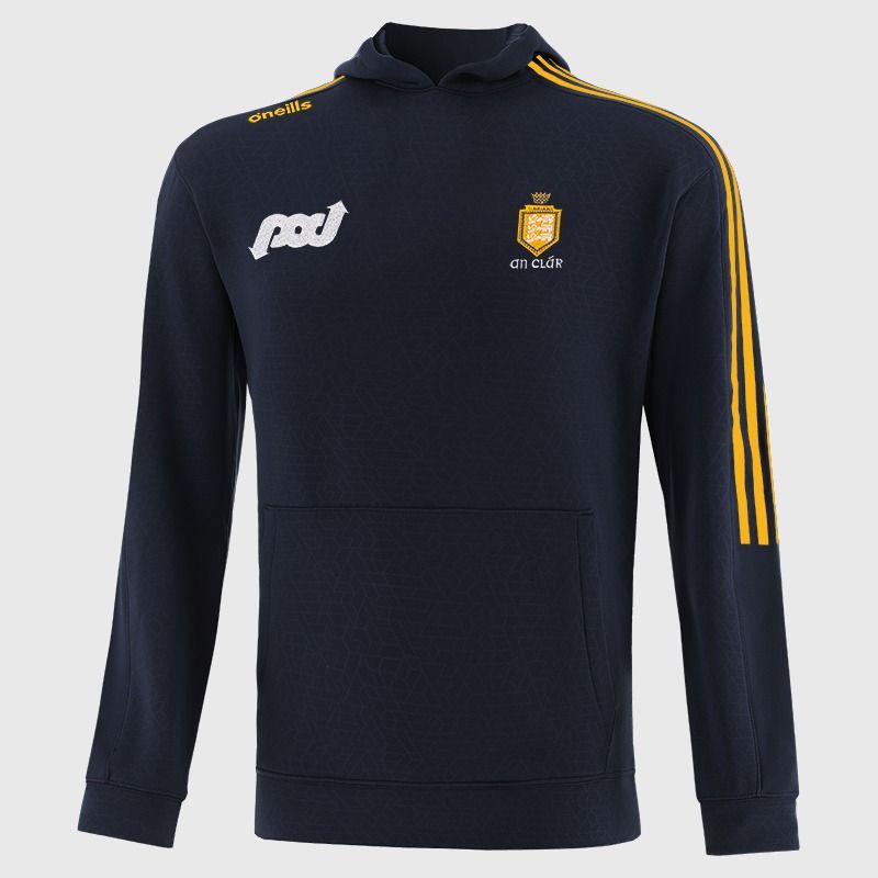 Clare GAA Kids' Hydra Tech Fleece Pullover Hoodie Navy from O’Neills