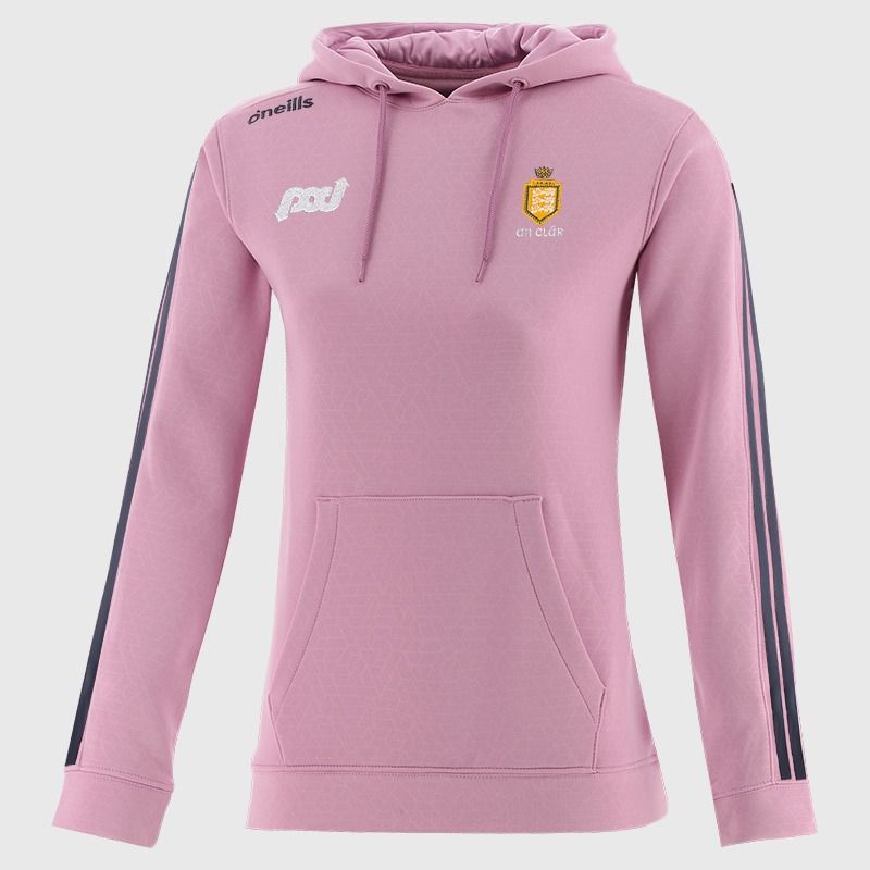 Clare GAA Women's Hydra Tech Fleece Pullover Hoodie Pink from O’Neills