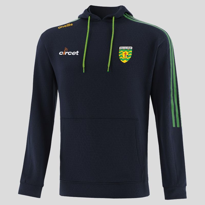 Donegal GAA Men's Hydra Tech Fleece Pullover Hoodie Navy from O’Neills