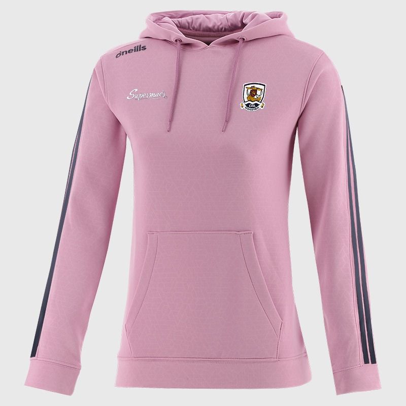Galway GAA Women's Hydra Tech Fleece Pullover Hoodie Pink from O’Neills