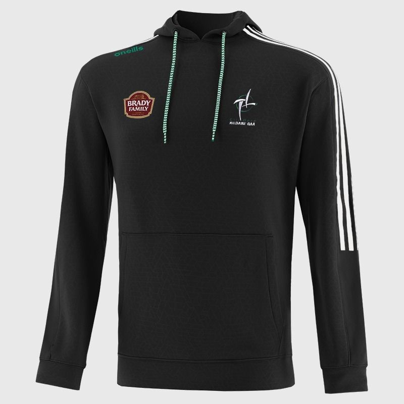 Kildare GAA Men's Hydra Tech Fleece Pullover Hoodie Black from O’Neills