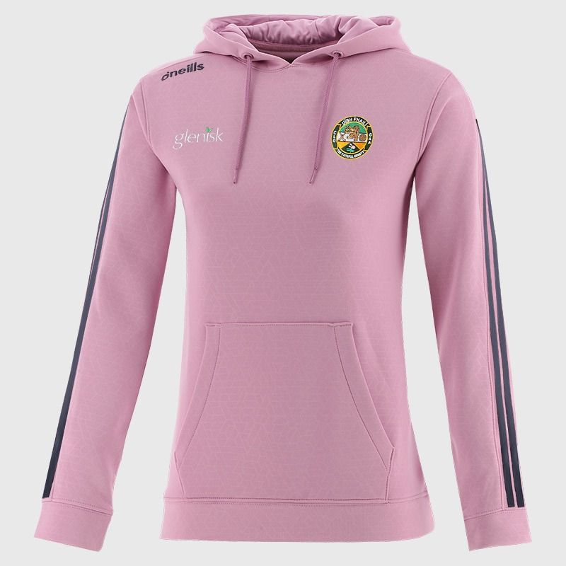 Offaly GAA Women's Hydra Tech Fleece Pullover Hoodie Pink from O’Neills