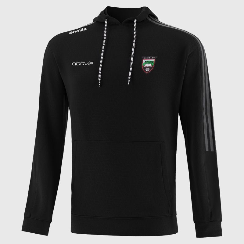 Sligo GAA Men's Hydra Tech Fleece Pullover Hoodie Black from O’Neills