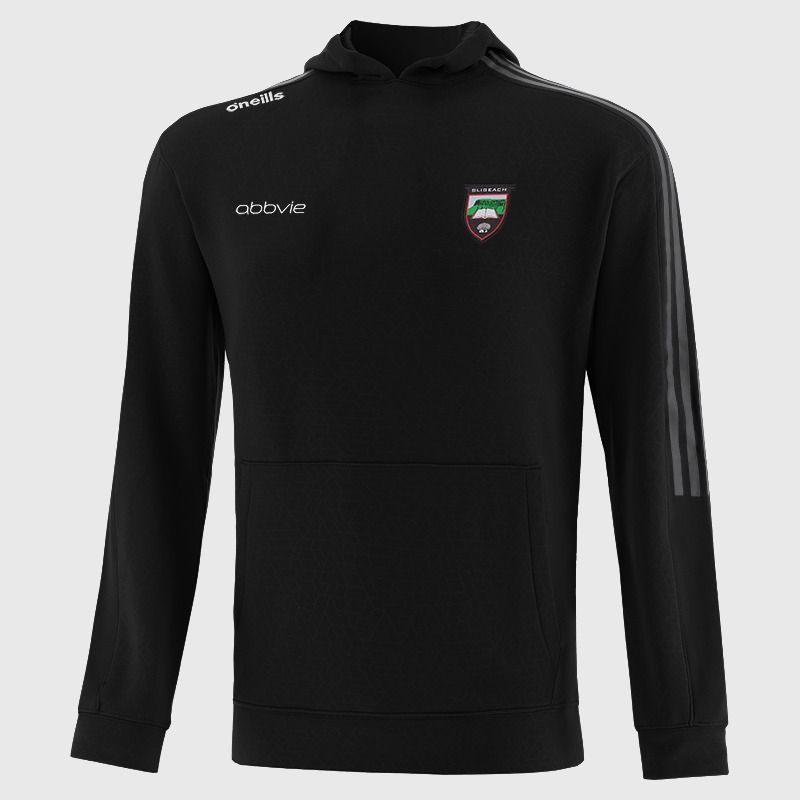 Sligo GAA Kids' Hydra Tech Fleece Pullover Hoodie Black from O’Neills