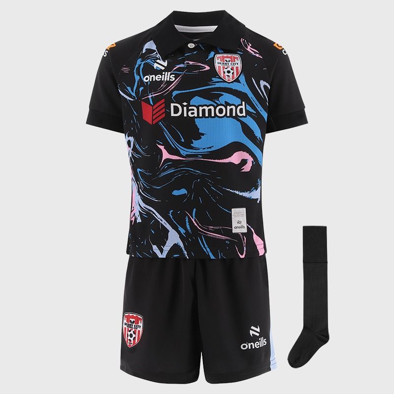 O'Neills Derry City FC Kids' Away Mini Kit 2026