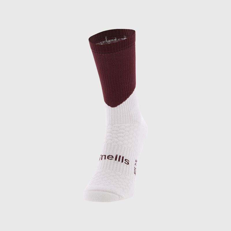 Marron / White Ion Midi Socks from O’Neills 