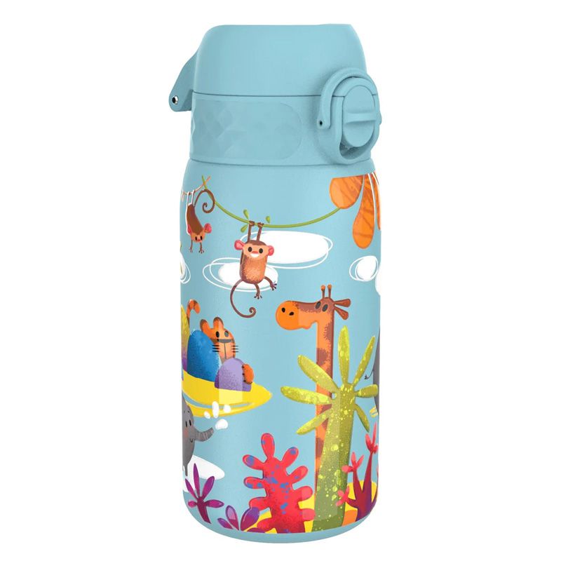 Blue Ion8 Leak Proof Stainless Steel Water Bottle Safari 400ml from O'Neills.