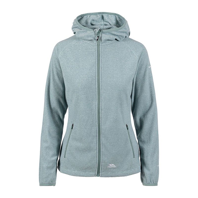 Navy Women's Trespass Jennings Fleece Hoodie with zipped pockets from O'Neills