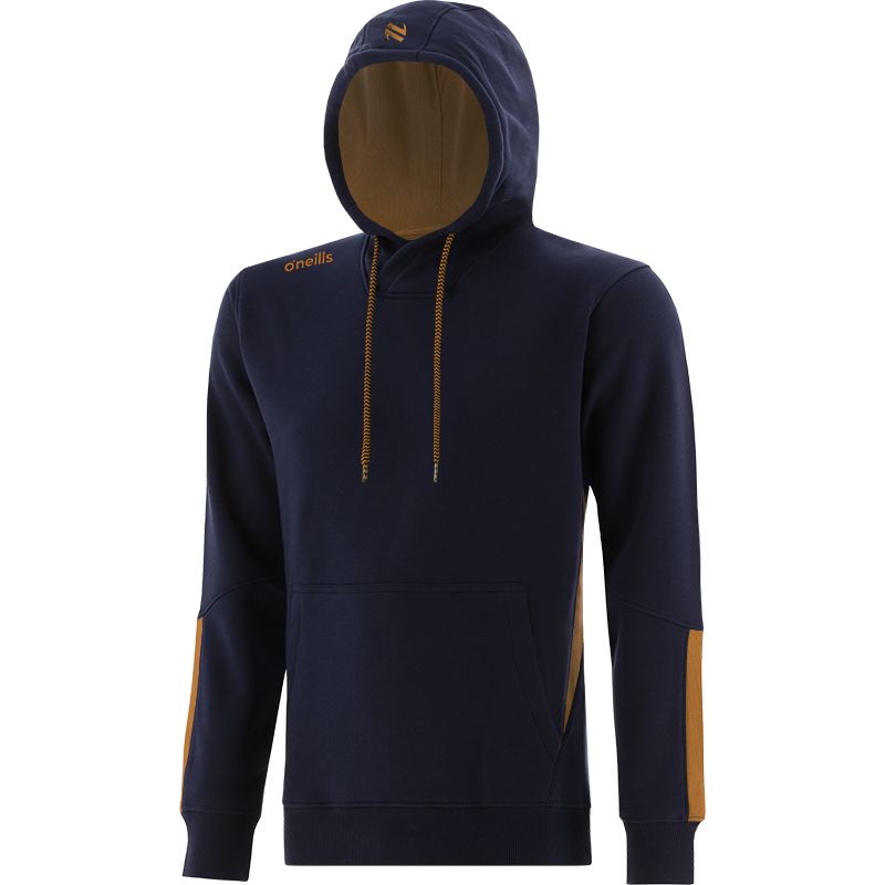 Marine and Amber Men's Jenson Pullover Fleece Hoodie with pouch pocket by O’Neills.