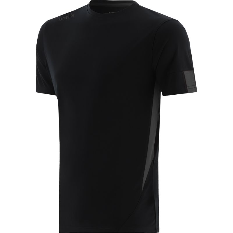 Black and Grey Men's Jenson T-Shirt with short sleeves by O’Neills.
