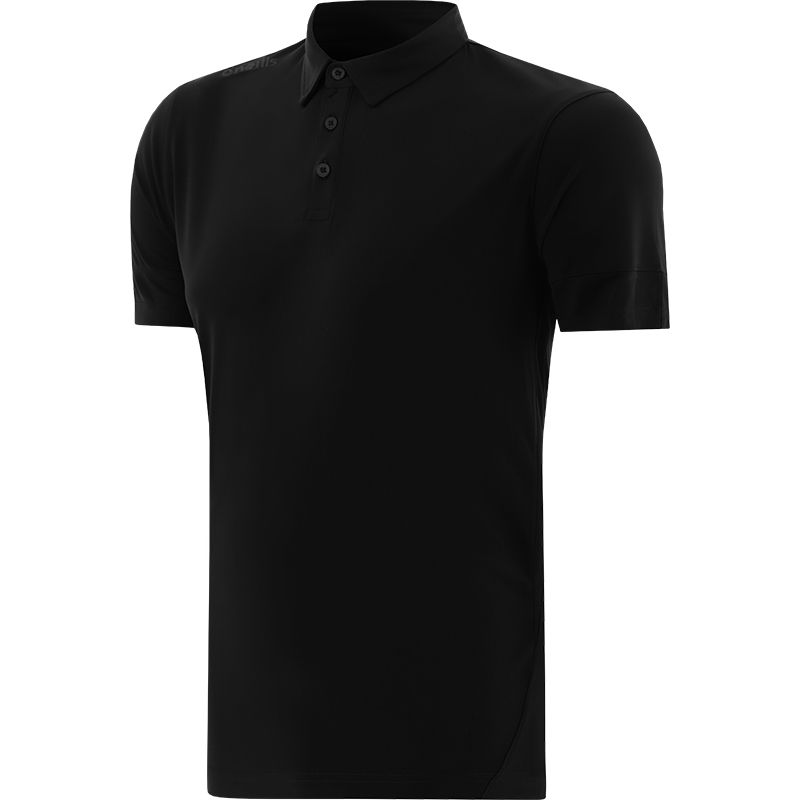 Black Men's Jenson Polo Shirt with short sleeves by O’Neills.