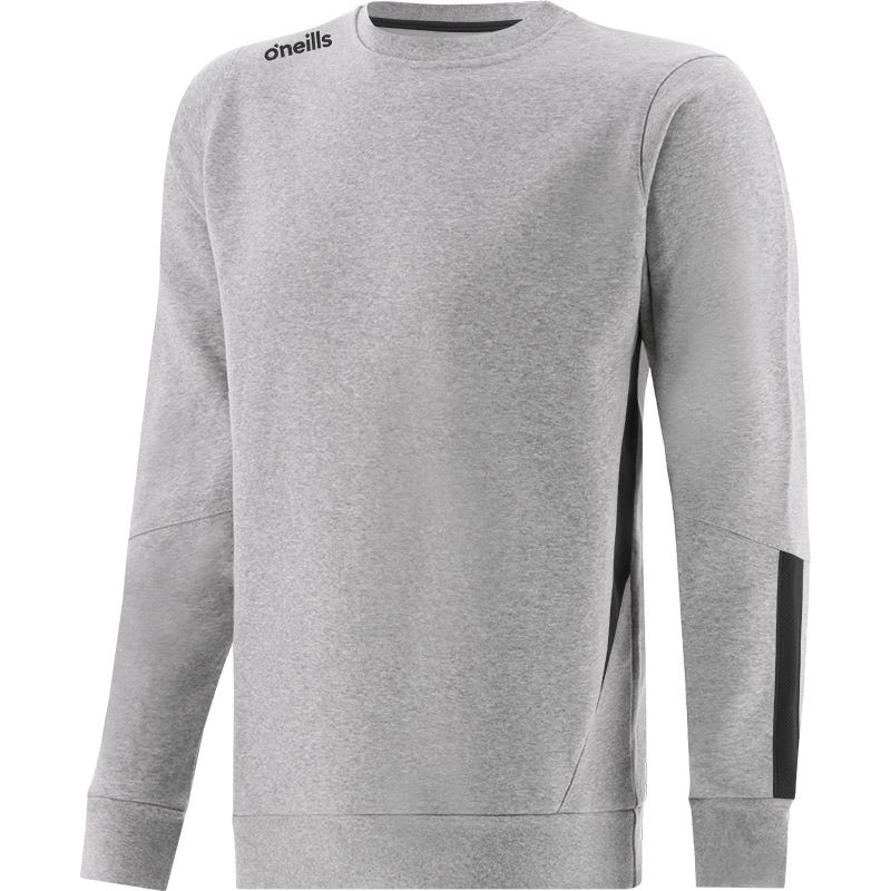 Grey / Black Men's Jenson Crew Neck Fleece Sweatshirt by O’Neills.