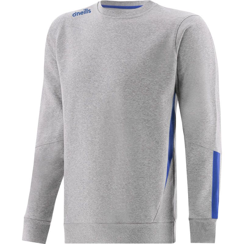 Grey / Royal Men's Jenson Crew Neck Fleece Sweatshirt by O’Neills.