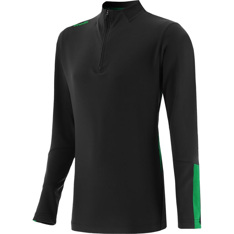 Black Men's Jenson Brushed Half Zip Top from O'Neill's.