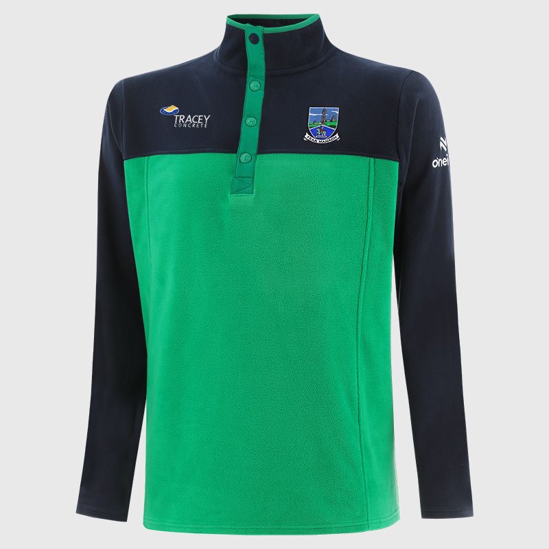 Fermanagh GAA Men's Kai Snap Button Fleece Green from O’Neills 