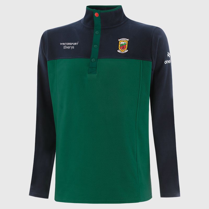 Mayo GAA Men's Kai Snap Button Fleece Bottle from O’Neills 