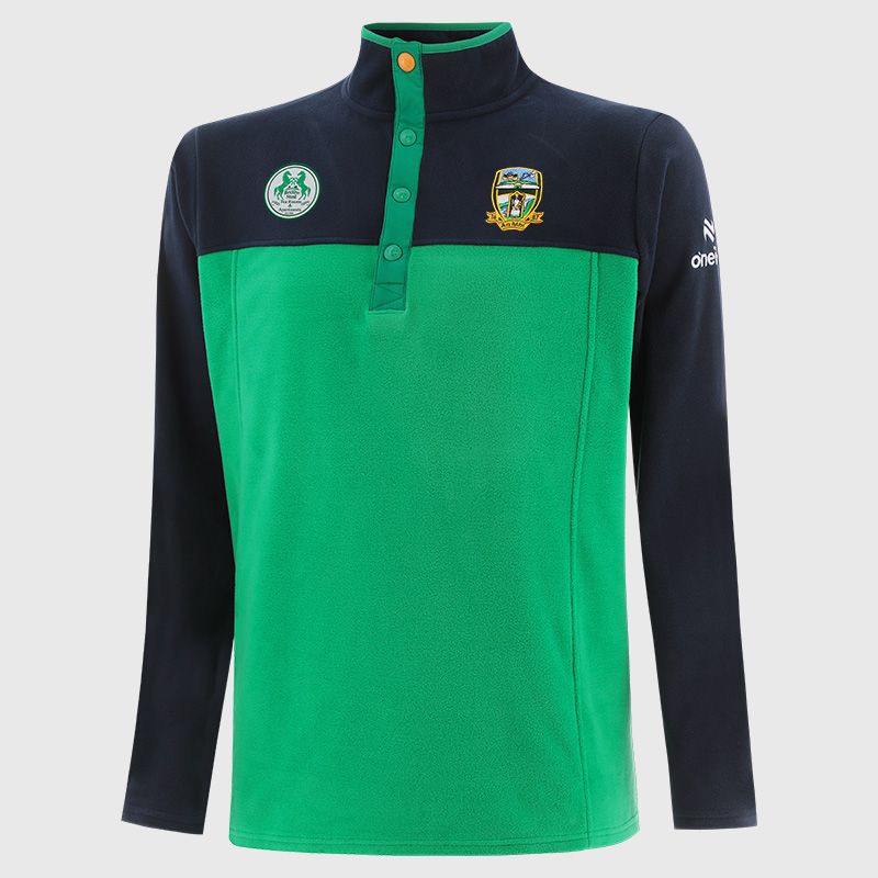 Meath GAA Men's Kai Snap Button Fleece Green / Navy from O’Neills 
