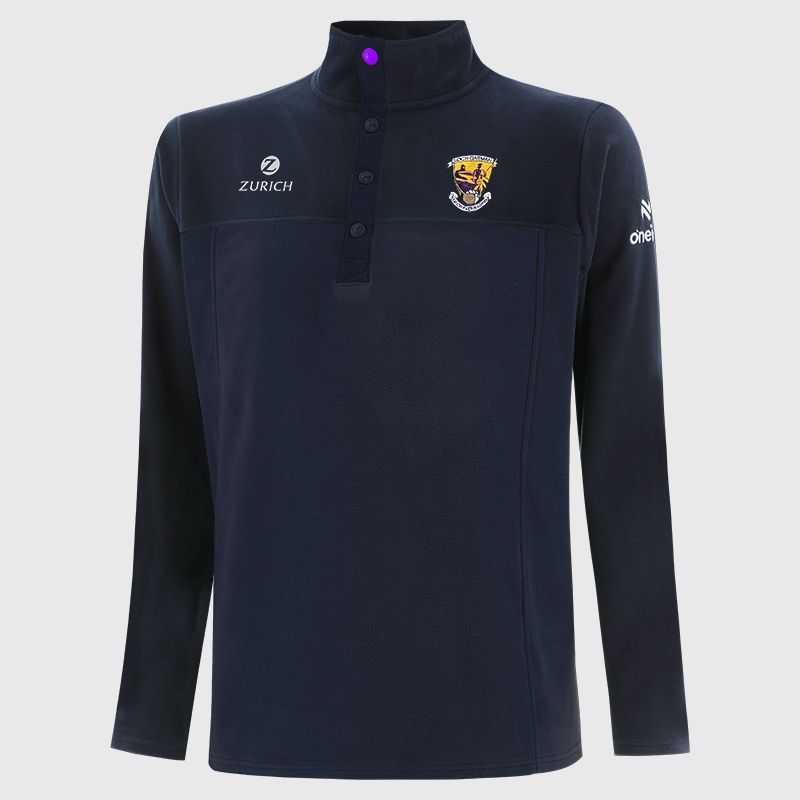 Wexford GAA Men's Kai Snap Button Fleece Navy from O’Neills 