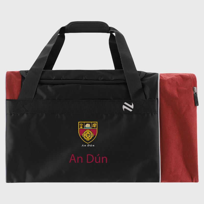 Black Down GAA Kent Holdall Bag with zip compartments and removeable shoulder strap by O’Neills.
