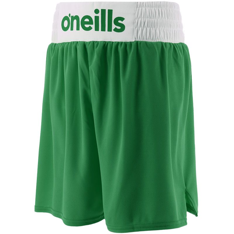 Green Kids' Knockout Boxing Shorts, with Drawstring fastening from O'Neill's.