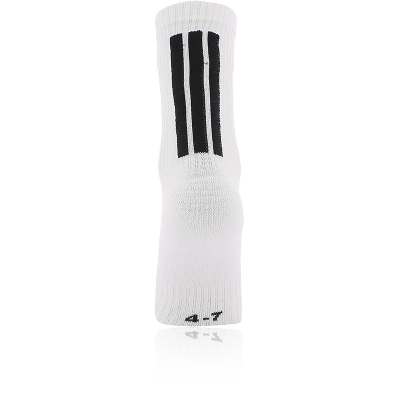 white and black Koolite Max socks with 3 stripes from O'Neills
