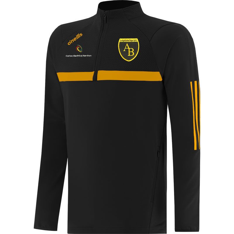 Leighlinbridge GFC Kids' Focus Brushed Half Zip Top