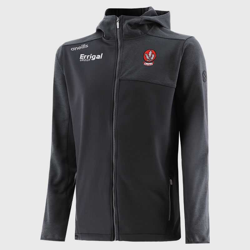 Grey Derry GAA Men's Logan soft shell jacket with hood from O'Neills.