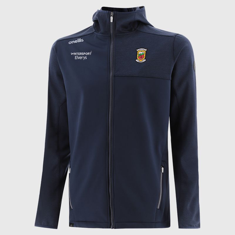 Marine Mayo GAA Men's Logan soft shell jacket with hood from O'Neills.