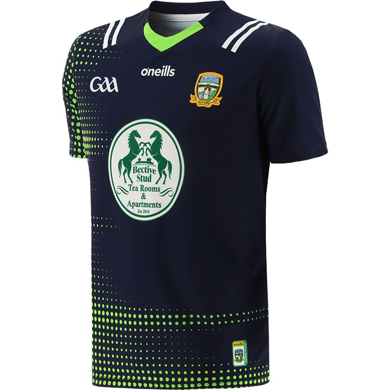 Marine Meath GAA Alternative Jersey with sponsor logo by O’Neills.
