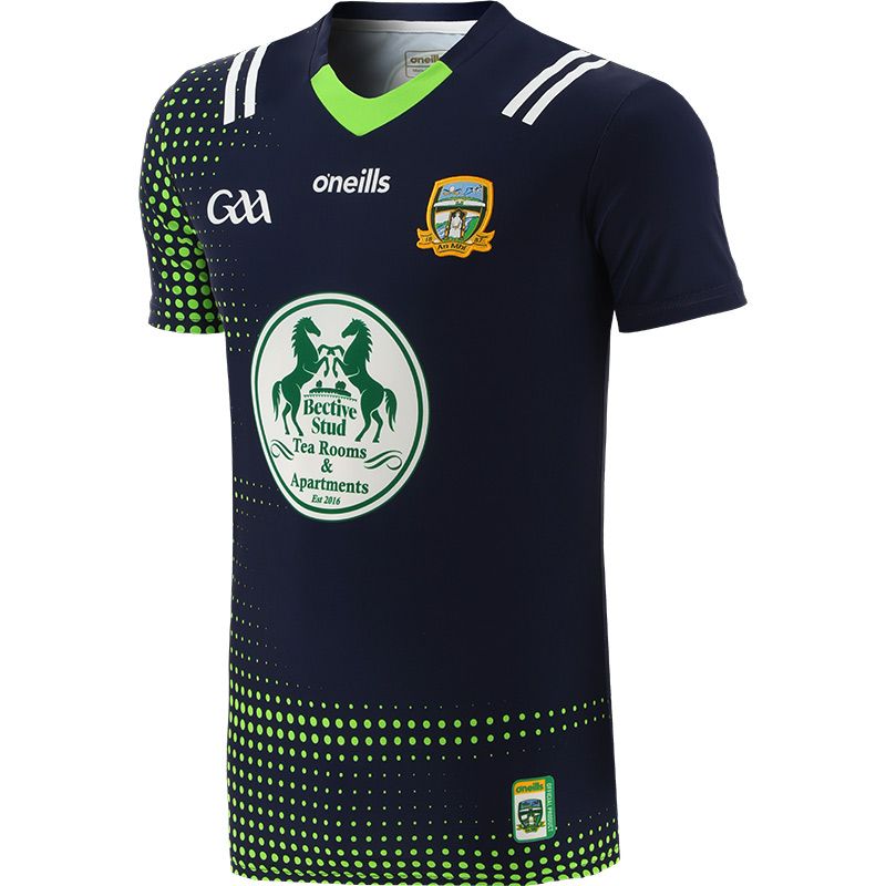 Marine Meath GAA Alternative Jersey with sponsor logo by O’Neills.
