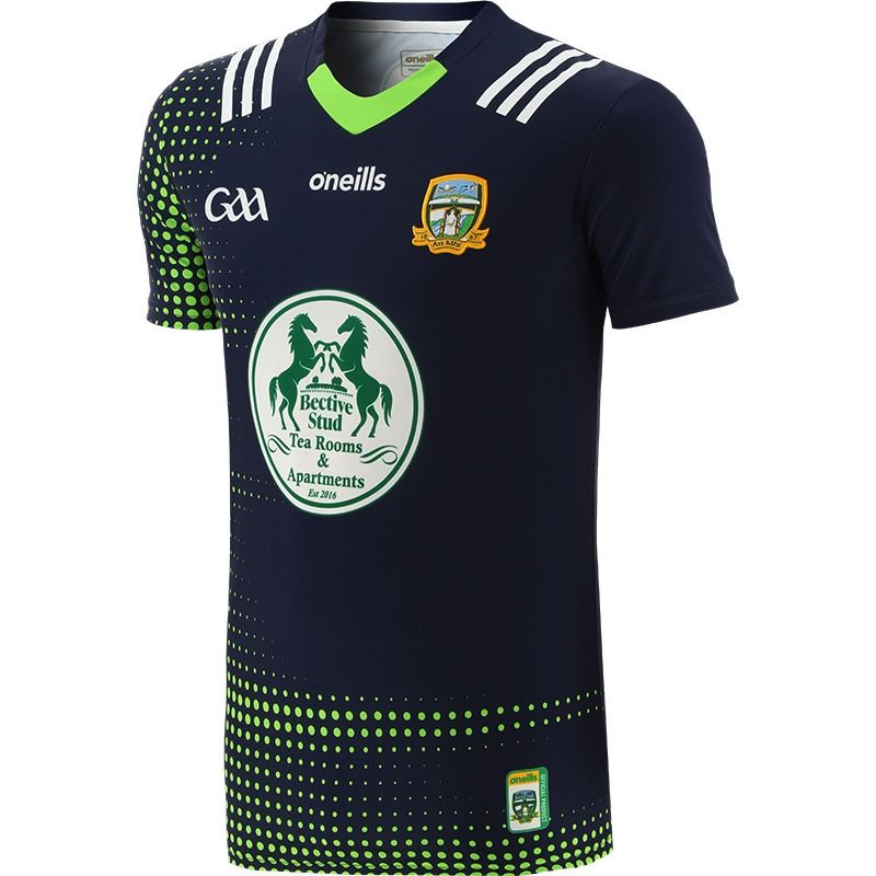 Marine Meath GAA Alternative Jersey with sponsor logo by O’Neills.
