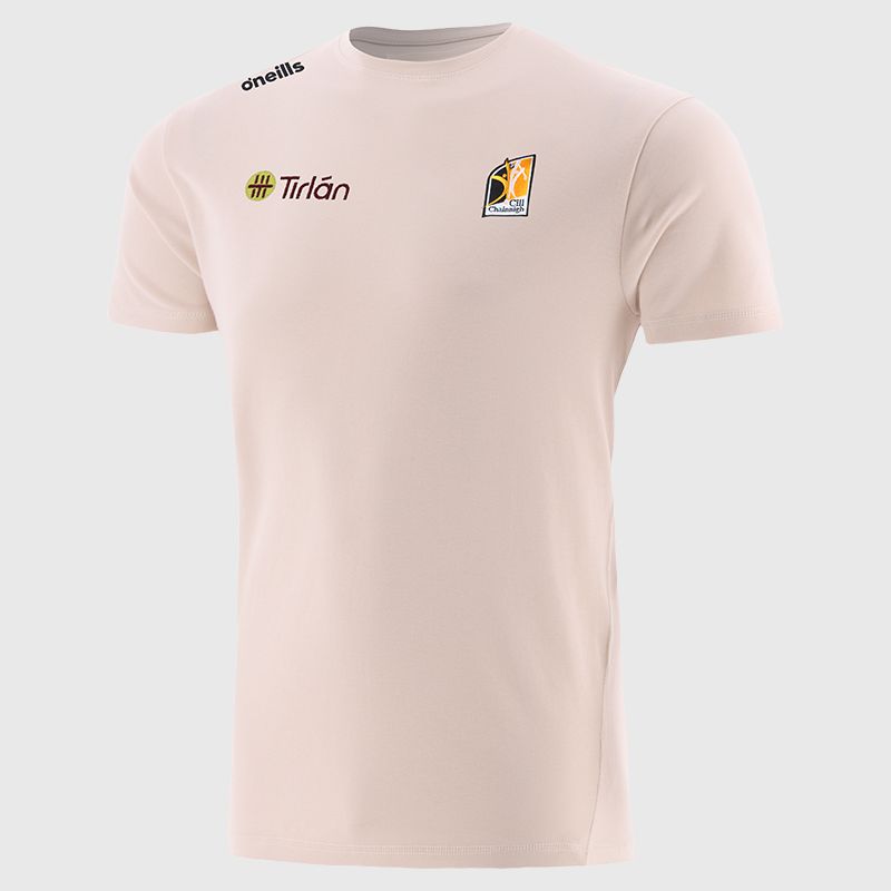 Kilkenny GAA Beige Pima Cotton T-Shirt with County Crest From O'Neills.