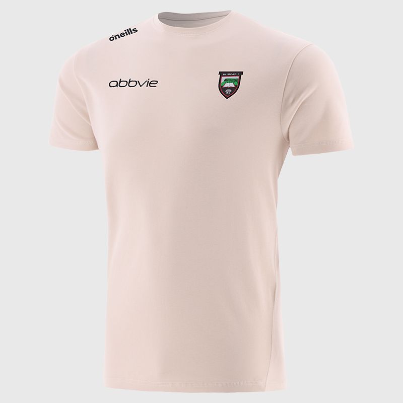 Sligo GAA Beige Pima Cotton T-Shirt with County Crest From O'Neills.