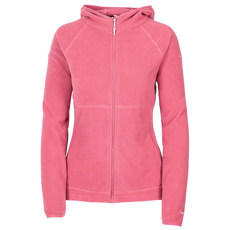 Pink Trespass Women's Fleece AT100 Mollo, Microfleece Hooded Fleece from O'Neills.