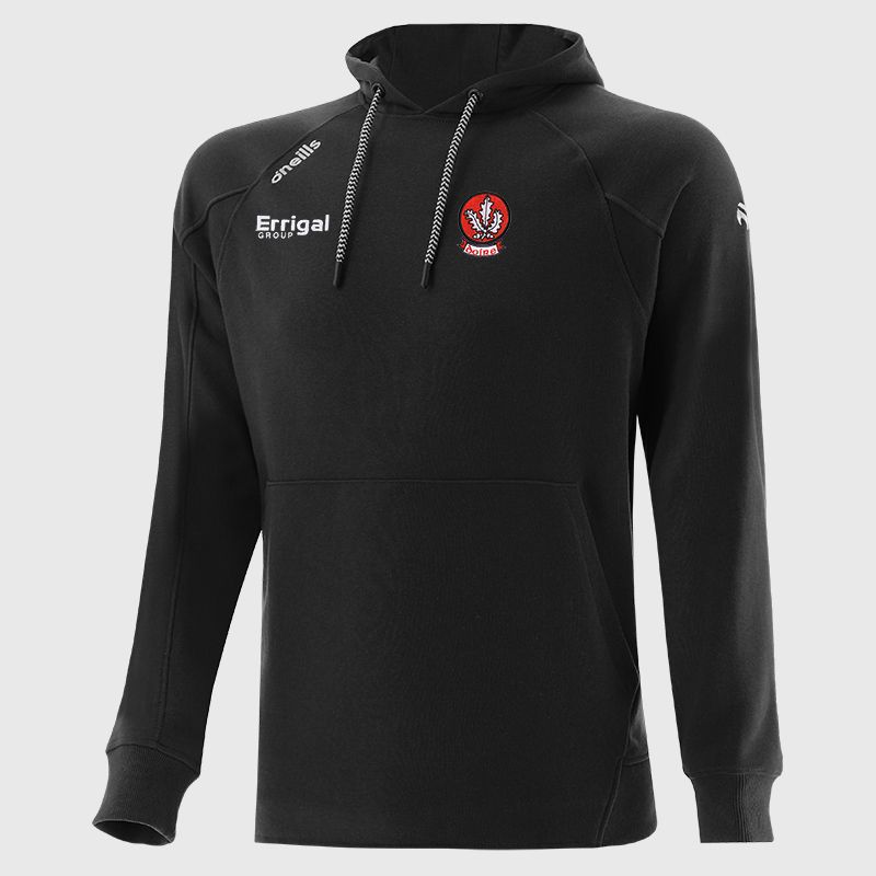 Derry GAA Men's Momentum Fleece Pullover Hoodie Black from O’Neills Sportswear
