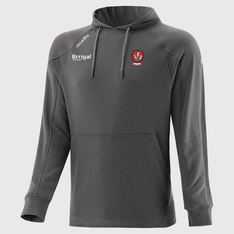 Derry GAA Men's Momentum Fleece Pullover Hoodie Grey from O’Neills Sportswear