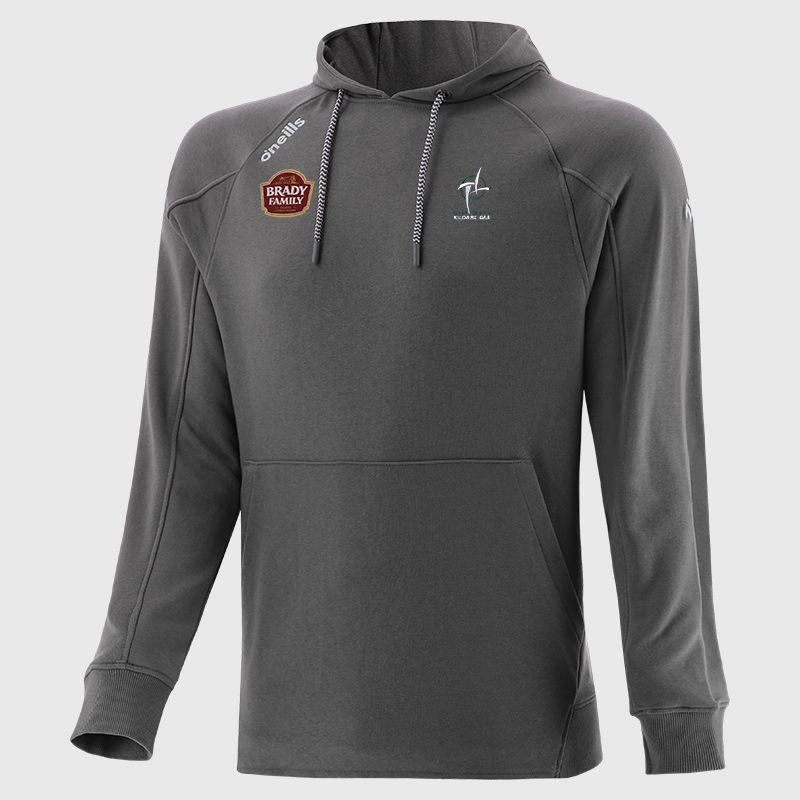 Kildare GAA Men's Momentum Fleece Pullover Hoodie Dark Grey from O’Neills Sportswear