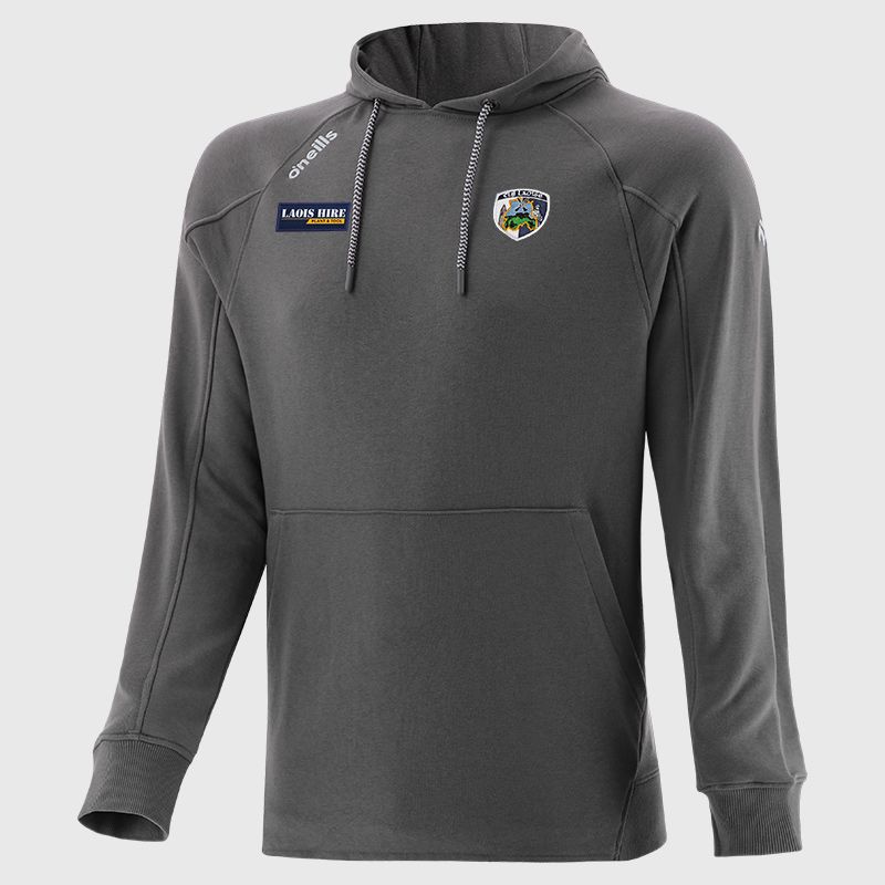 Laois GAA Men's Momentum Fleece Pullover Hoodie Dark Grey from O’Neills Sportswear