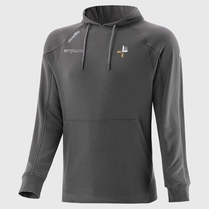 Louth GAA Men's Momentum Fleece Pullover Hoodie Dark Grey from O’Neills Sportswear