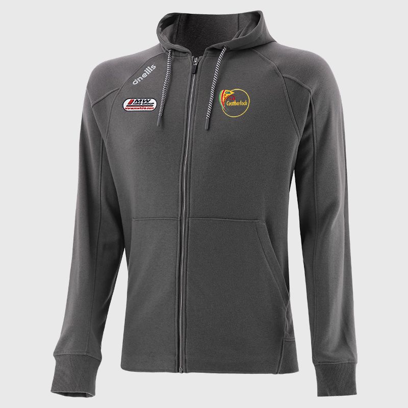 Carlow GAA Men's Momentum Fleece Full Zip Hoodie Grey from O’Neills Sportswear