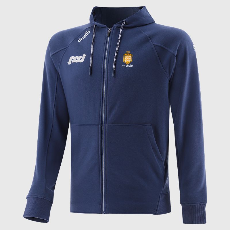 Clare GAA Men's Momentum Fleece Full Zip Hoodie Navy from O’Neills Sportswear