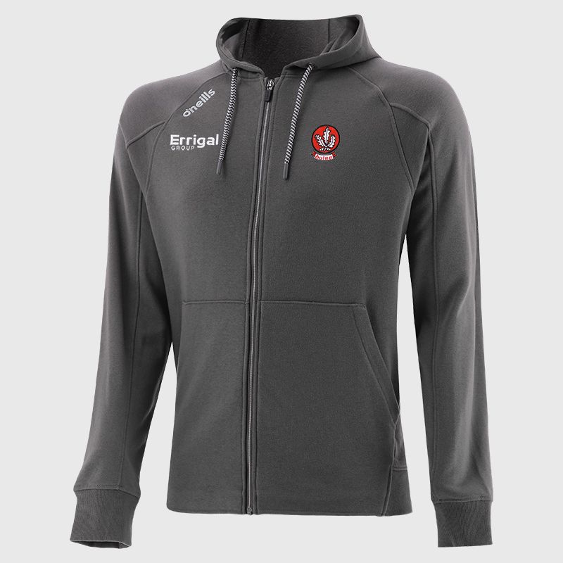 Derry GAA Men's Momentum Fleece Full Zip Hoodie Grey from O’Neills Sportswear