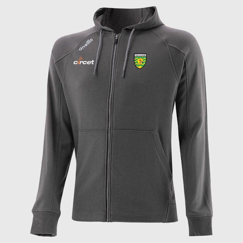 Donegal GAA Men's Momentum Fleece Full Zip Hoodie Grey from O’Neills Sportswear